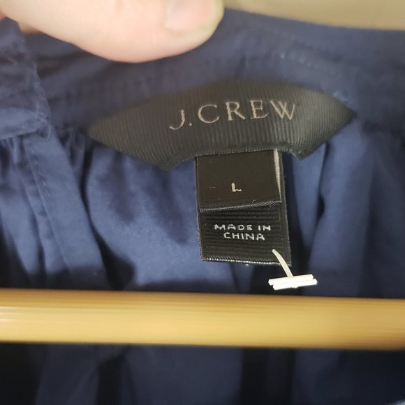 J. Crew Navy Embellished Top - Picture 6 of 10